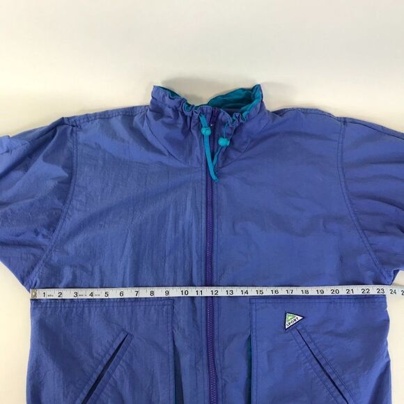 Vintage Pacific Trail Sport Windbreaker Women's Large Full Zip Pockets Lined - Picture 12 of 16
